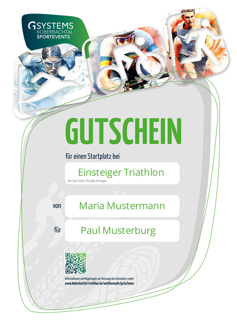 Gutschein Triathlon verschenken